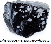 obsidiaan sneeuwvlok
